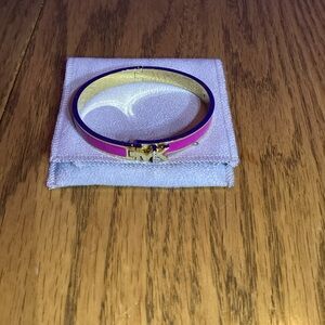 Michael Kors Fuchsia and Gold Women's Bracelet